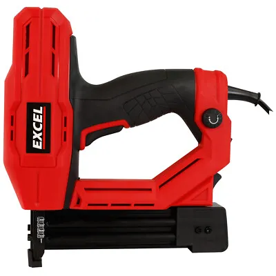 Excel Electric Nail Gun Stapler Tacker 240V 15-32mm 18 Gauge Nailer Heavy Duty • £45.99