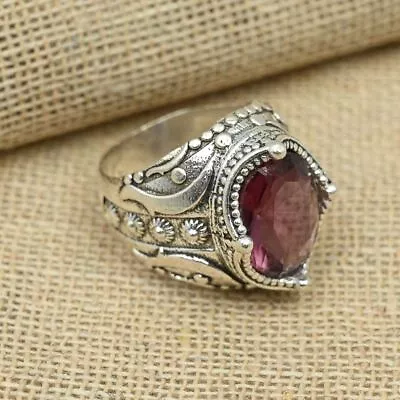 Amethyst Gemstone Men's Ring 925 Sterling Silver Designer Ring All Size R228 • $19.54