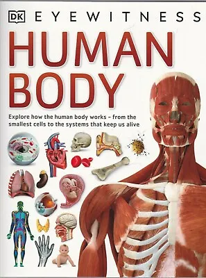 £5.99 • Buy Human Body Fact Book By Dk, Key Stage 2 Science & Help With Homework