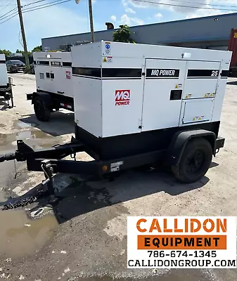 2016 25kVA Multiquip Whisperwatt DCA25SSIU4F Diesel Generator Trailer Mounted • $16000