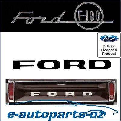 $94.50 • Buy F100 F250 F350 Tailgate Letters Decal Sticker 1973-79 Ford Licensed Product