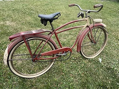 Vintage 1957 Schwinn Cadillac Balloon Tires  26  Bicycle • $850