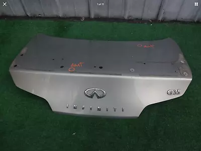 2003 2007 INFINITI G35 COUPE 2DRS TRUNK LID OEM 2004 2005 2006 W/ Spoiler Holes • $139.50