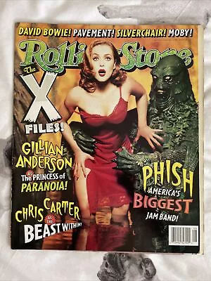 Rolling Stone Magazine X Files David Bowie Issue No #754 Phish Gillian Anderson • £6