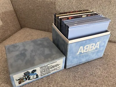 Super Nice! Rare ABBA THE COMPLETE STUDIO RECORDINGS CD Velvet Box Set Books DVD • $349.95