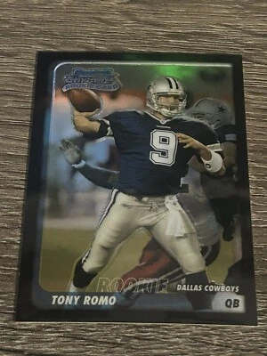 $65 • Buy Tony Romo 2003 Bowman Chrome Rookie #144 Cowboys RC NM-MINT