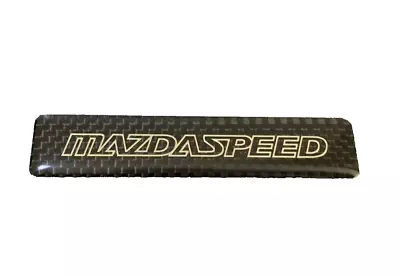 Mazda Genuine MX-5 Roadster ND MazdaSpeed Emblem Badge Carbon Fiber Logo OEM JDM • $42.55