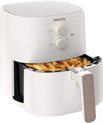 Philips Essential White Airfryer 4.1 L | Deep Fryer Without Oil (HD9200/21) • $152