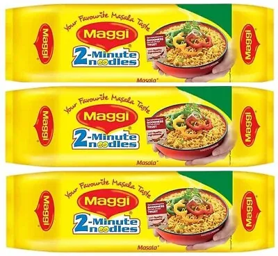 3 Packs X Maggi 2 Minutes Noodles Masala 560g- Maggi Real Taste Indian Snack • $39.99