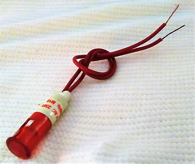 Carpet Extractor Indicator Light Red K1-2 230v 50/60Hz M10 • $7.90