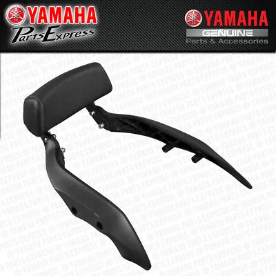 New 2009 - 2020 Yamaha V-max 1700 Vmax Oem Low-profile Backrest Kit Black/grey • $499.95