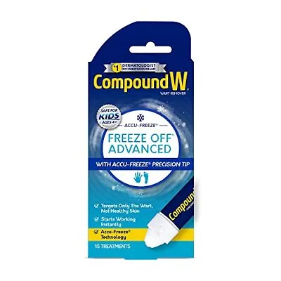 $6.32 • Buy Compound W Freeze Off Advanced Wart Remover With Accu-Freeze Multicolor 1 Count