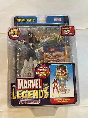 Marvel Legends SPIDER-WOMAN Black Variant Figure Modok Series NIB • $19.99