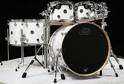 DW Performance Series 6pc Drum Kit White Marine 8/10/12/14/16/22 • $3815