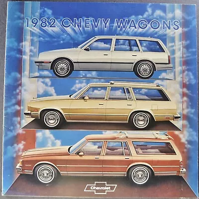 1982 Chevrolet Station Wagon Brochure Caprice Impala Malibu Classic Cavalier 82 • $5.95