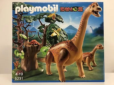 Playmobil Dinos 5231 Brachiosaurus With Baby NEW In Box Dinosaurs • $38