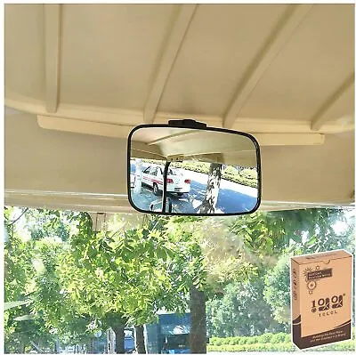 $15.99 • Buy 10L0L Golf Cart Rear View Mirror Fit EZGO Club Car Yamaha Cart Parts Accessories