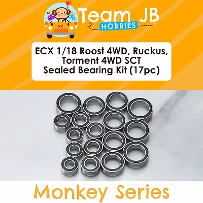 ECX 1/18 Roost 4WD Ruckus Torment 4WD SCT - 17 Pcs Sealed Bearings Kit • $18.99