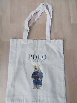 Polo Ralph Lauren Bear Canvas Tote - BRAND NEW • £25