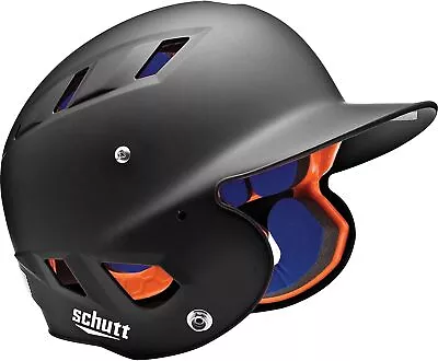 New Schutt Batters Helmet Air 4.2 OSFM Sr Black Softball • $28.46