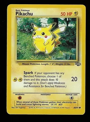 $14 • Buy Pokemon TCG Jungle Pikachu 60/64