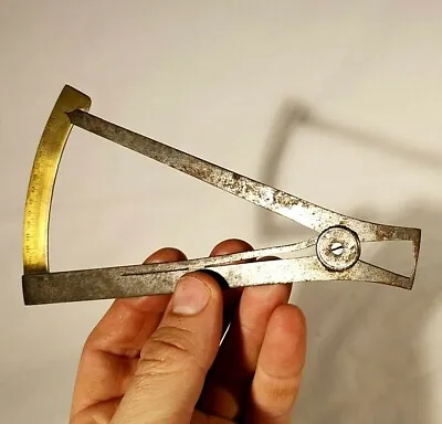 $140 • Buy Antique Caliper Measuring Tool - Jeweler Precision Tool  With 10th Of Millimeter