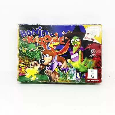 Banjo-Kazooie (Boxed) - Nintendo 64 - Free Shipping Included! • $108.95