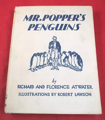 Mr. Popper's Penguins 1st Edition 1938 Hardback Without Jacket.  • $99.99