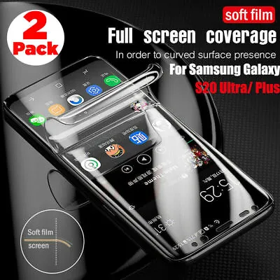 2 Pack Clear Screen Protector For Samsung S8 S7 Edge A5 A7 A10 A20E A30 A60 A70 • £1.99