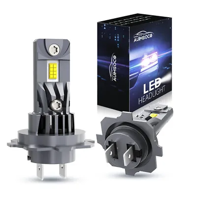 H7 LED Headlight Bulbs Kit High Beam 6000K Cool White Bulbs Bright Lamp 2x • $69.99