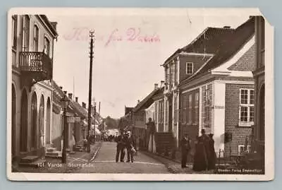 Varde Denmark~Storegade RPPC Antique Danish Photo Foto Jutland 1910s • $12.99