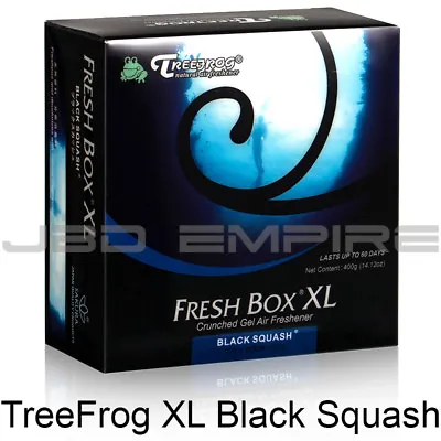Tree Frog Xtreme Fresh Box Xl Black Squash Scent Car Office Home Air Freshener • $13.75