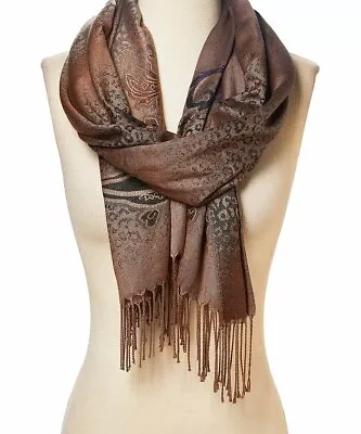 Women Paisley Scarf Pashmina Shawl Wrap Reversible Neck Scarves Fashion Stole • $17.99