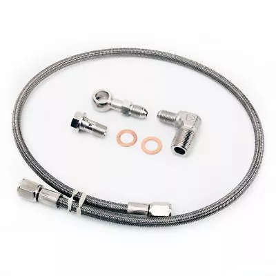 TRITDT Fits DSM 2G Eclipse Garrett T25 T28 Turbo Oil Feed Line Kit M11x1.0mm • $46.99