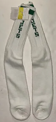 Vintage 70s Orlon Tube Socks Striped New York Jets NFL Football Rare 18.5” NOS • $85.66