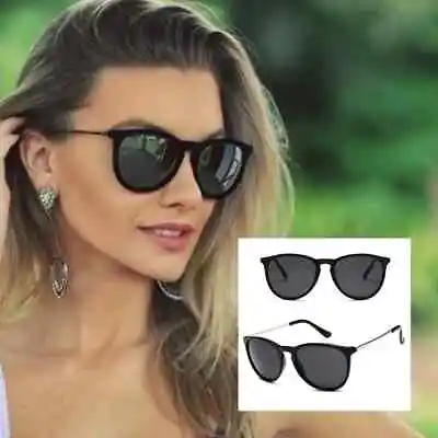 Brand Designer Cats Eye Round Sunglasses Woman Retro Shades Classic Female Su... • $19.99