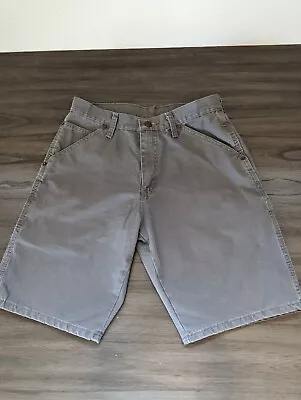 Vintage Wrangler Rugged Wear Jean Shorts 30 Denim Workwear Hiking Utility • $16.95