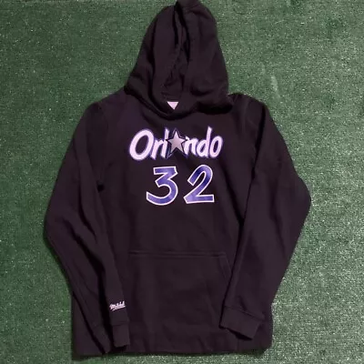 Shaquille O'neal Mitchell And Ness Orlando Magic Hoodie Sweatshirt Size Medium  • $25