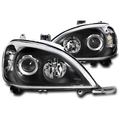 For 98-05 Mercedes-benz W163 Ml320 Ml430 Ml55 Black Projector Headlights Lamps • $231.95