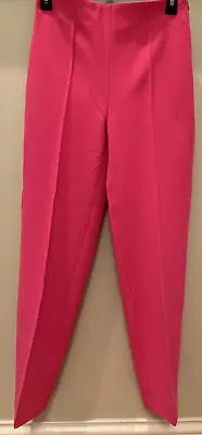 Nwt Zara Fw22 Minimal High Waist Pants Mid-pink - Ref. 8470/707 - Size Xs • $54.99