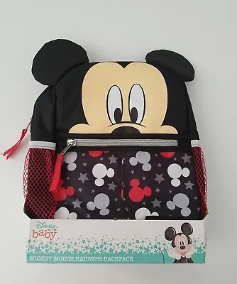 Disney Baby Mickey Mouse Harness Backpack Insulated Child Removable Tether • $27.49