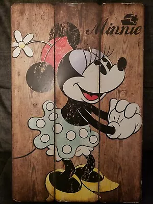 Minnie Mouse Disney Wall Decor Made To Look Vintage • $13.33