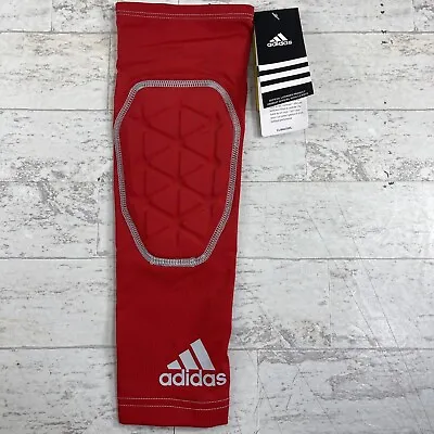 ADIDAS Small Ironskin Elbow Pad Shooter Sleeve Compression Red W/ Tag Basketball • $12.96