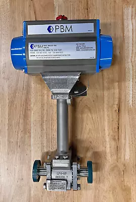 PBM Stainless Steel Cryogenic Valve 1  Class 300 CPHLE6X-G-34-L +Actuator 200PSI • $849