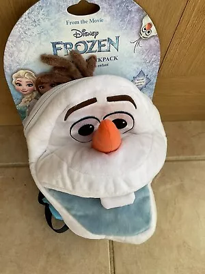 Brand New Disney Frozen Olaf Toddler Backpack. Comes With Detachable Rein • £15