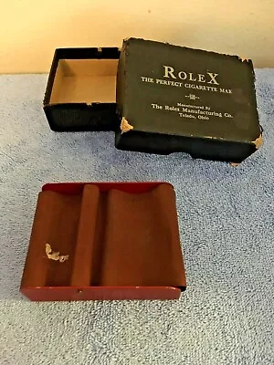 Vintage Role X Cigarette Maker Rolling Machine In Original Box Used Read • $35