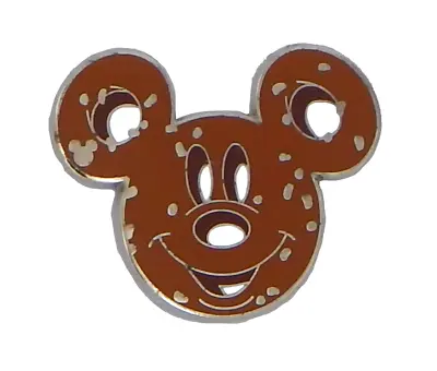 Mickey Mouse Head Pretzel Shape Food Individual Disney Park Trading Pin ~ New • $8.99