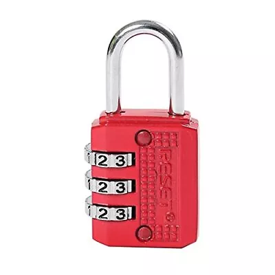 -071 3 Digit Small Combination Lock Tiny Padlock For Mini Locker Box Luggage ... • $11.27