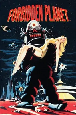 Forbidden Planet Movie Robby The Robot Anne Francis Poster Print 24x36 • $13.49