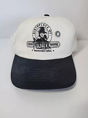 Birthplace Of John Wayne Winterest Iowa Sportsman Snapback Hat With Pin • $25